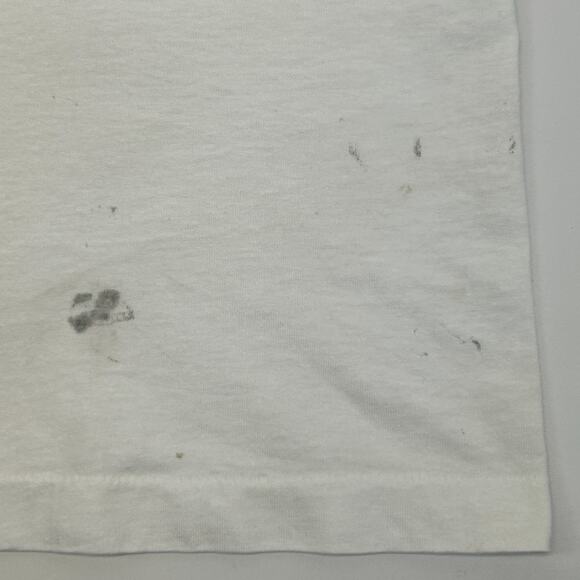 Vintage 90s Emu Producers International Co-operative T Shirt Oil White M Medium - Picture 5 of 14